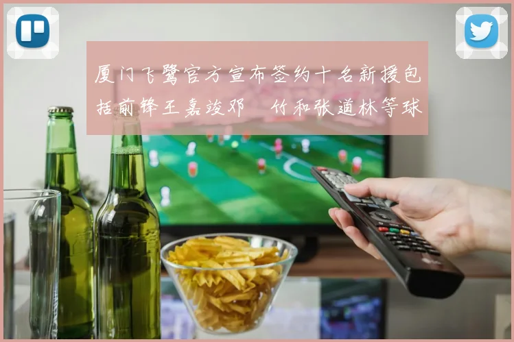 厦门飞鹭官方宣布签约十名新援包括前锋王嘉竣邓棽竹和张道林等球员